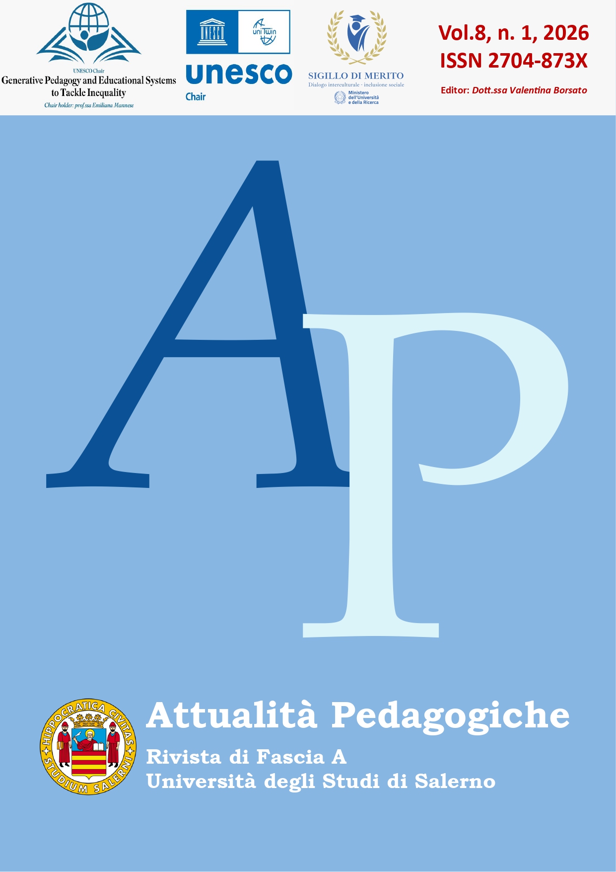 					Visualizza V. 8 N. 1 (2026): Ripensare l’Orientamento per la Generatività dei Talenti
				